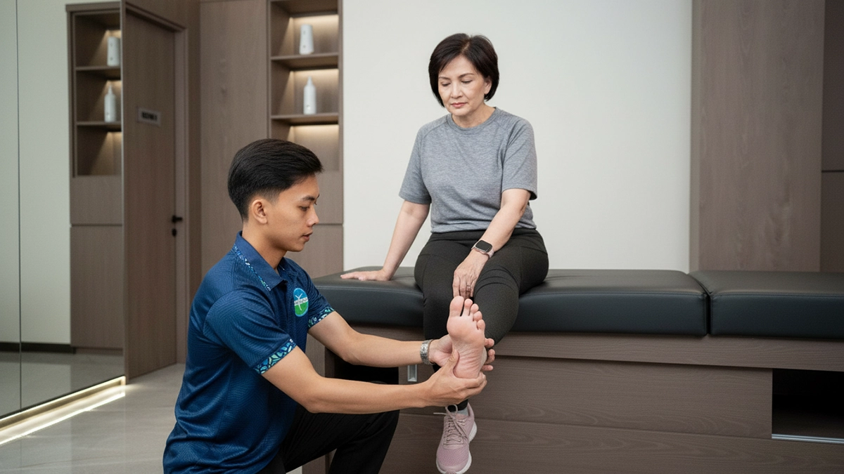 Foot & Heel Pain Physiotherapy (Plantar Fasciitis) in Jakarta